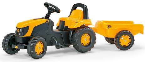 Halfords Rolly Kid Jcb Tractor & Trailer Pedal Ride On | Extra 8% off for BC Members