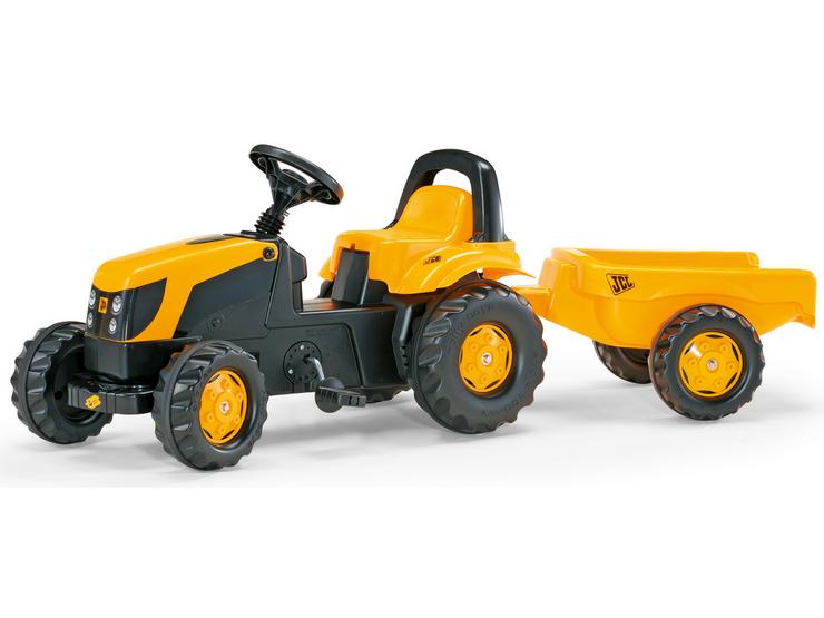 Rolly Kid JCB Tractor & Trailer Pedal Ride On