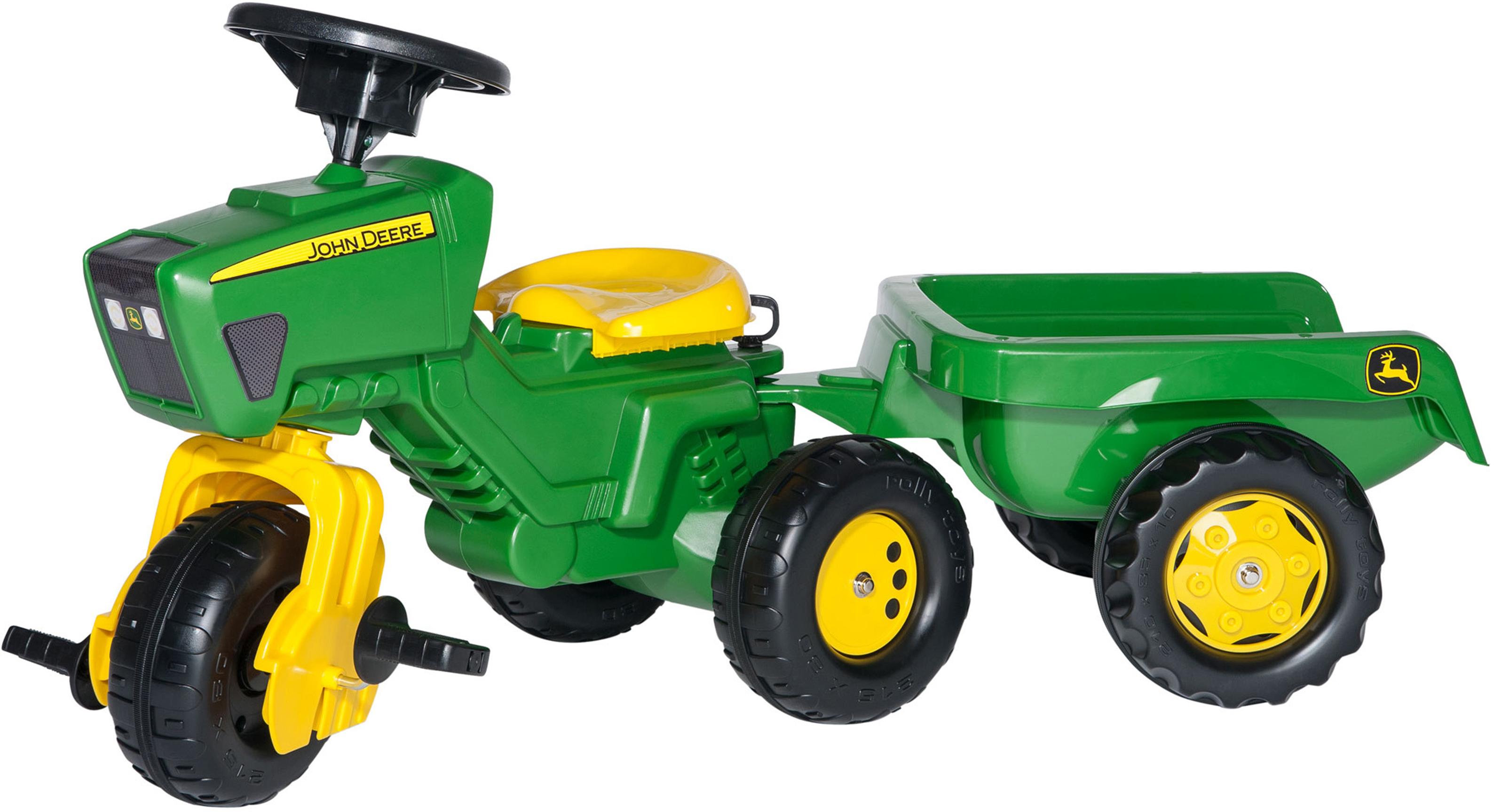 Halfords Robbie Toys John Deere Trio Tractor & Trailer Pedal Ride On | Pricematch, Extra 8% off for BC Members, Free Bike Health Check, Cycle2Work Scheme & 0% APR Finance.