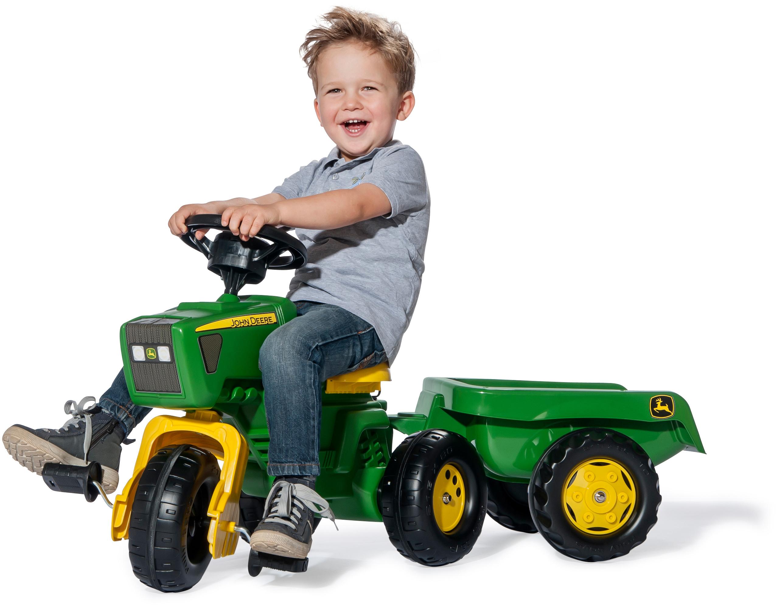 Robbie Toys John Deere Trio Tractor & Trailer Pedal Ride On