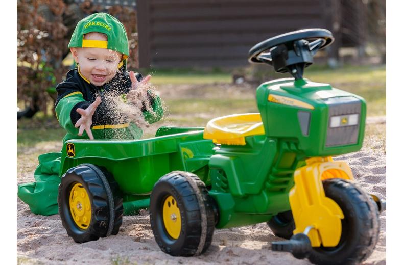Robbie Toys John Deere Trio Tractor & Trailer Pedal Ride On Robbie Toys John Deere Trio Tractor & Trailer Pedal Ride On