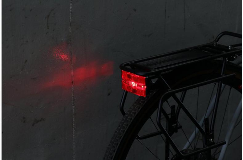 Cateye Reflex Pannier Rack Rear Bike Light Cateye Reflex Pannier Rack Rear Bike Light