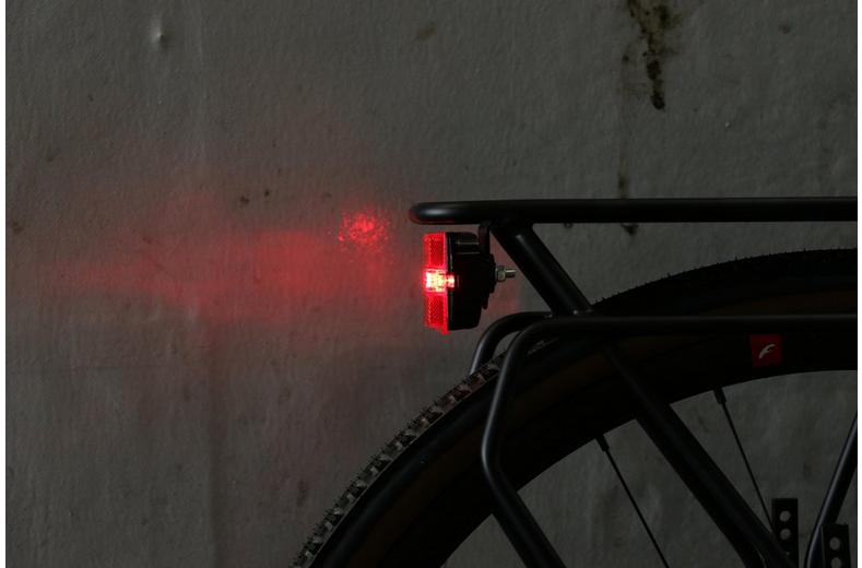 Cateye Reflex Pannier Rack Rear Bike Light Cateye Reflex Pannier Rack Rear Bike Light