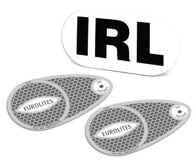 Halfords IRL Magnetic Sticker & Headlamp Converters Pack Halfords IRL Magnetic Sticker & Headlamp Converters Pack