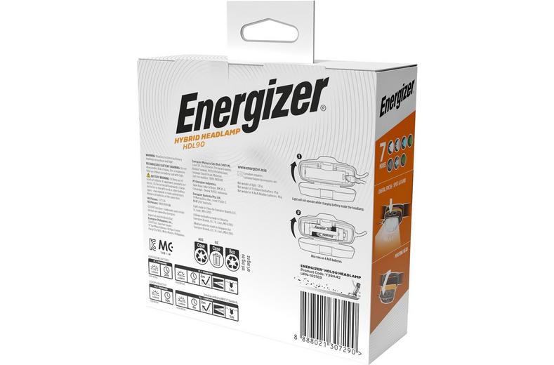 Energizer Hybrid-Powered Multi-Colored Headtorch Energizer Hybrid-Powered Multi-Colored Headtorch