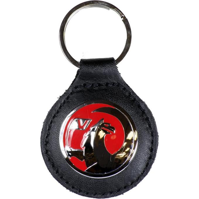 Vauxhall Logo Black Leather Richbrook 4400.3500000000004 Key Ring