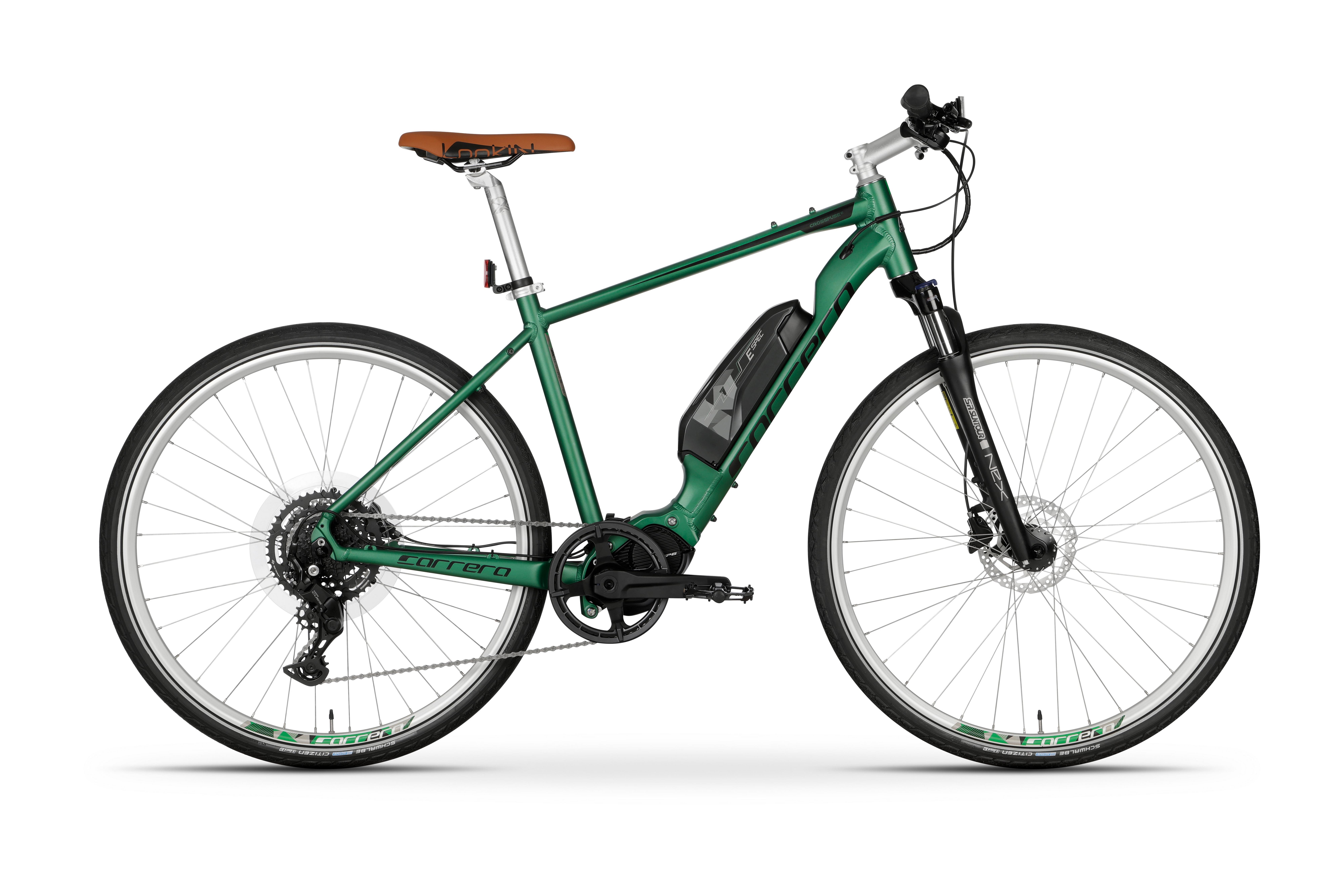 Carrera Crossfuse Mens Electric Hybrid Bike  - S, M, L Frames