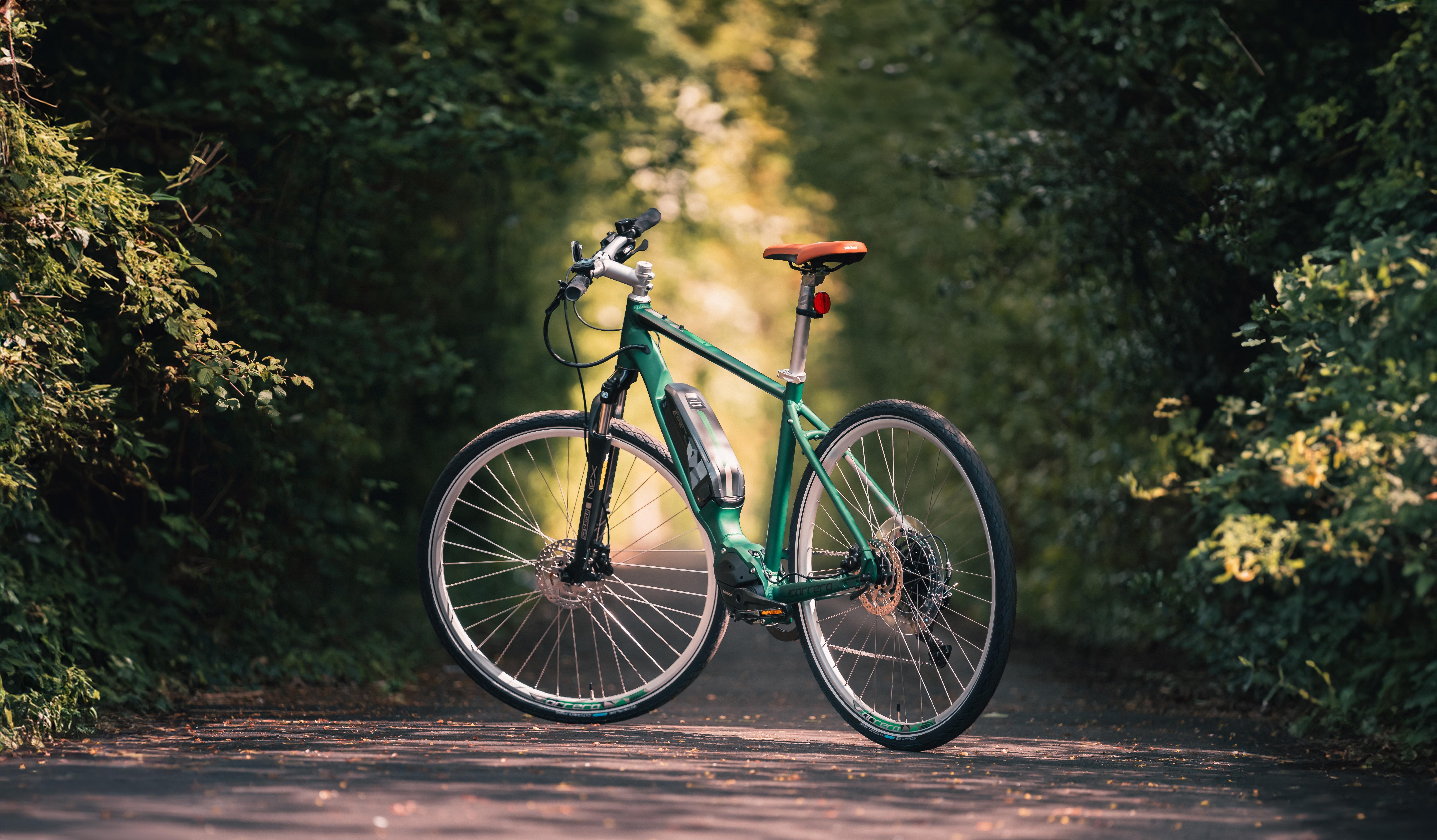 Carrera Crossfuse Mens Electric Hybrid Bike  - S, M, L Frames