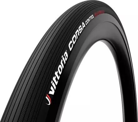 Vittoria Corsa Control TLR G2.0 Tyre, 700x25c, Black | Halfords UK