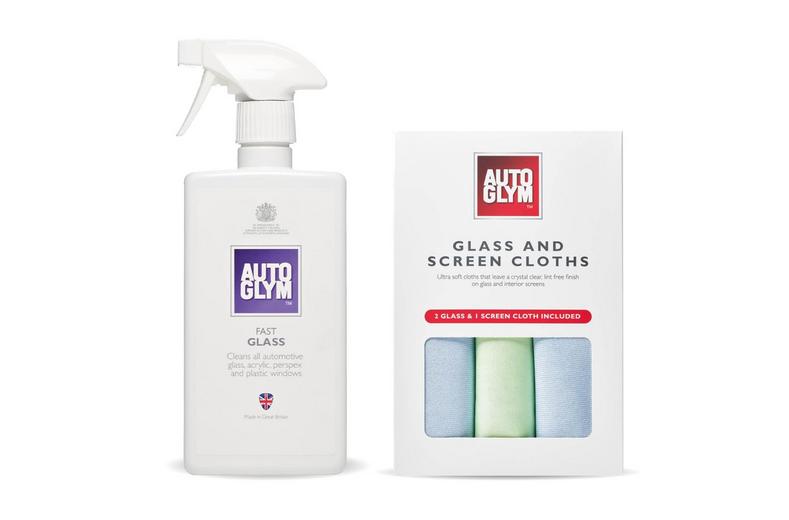 Autoglym Fast Glass 500ml & Glass & Screen Cloths Bundle Autoglym Fast Glass 500ml & Glass & Screen Cloths Bundle