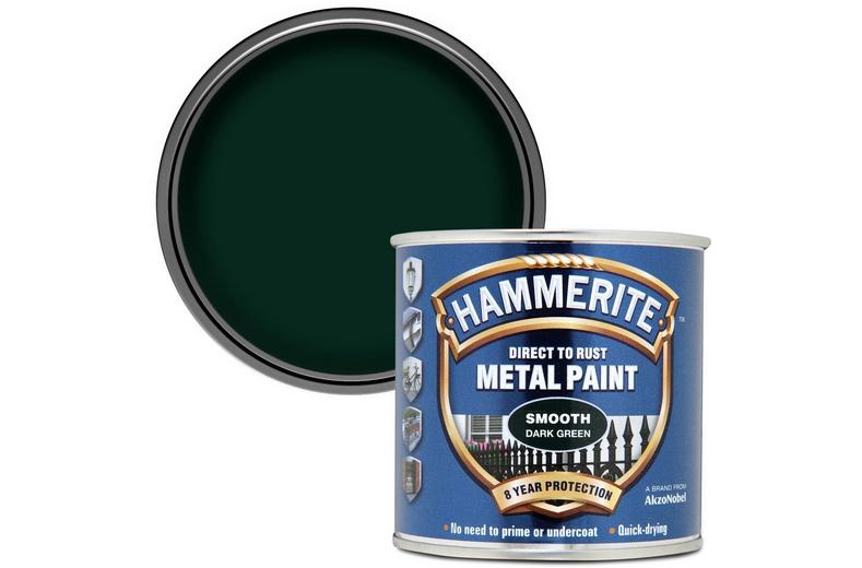 Hammerite Smooth Finish Dark Green 250ml Hammerite Smooth Finish Dark Green 250ml