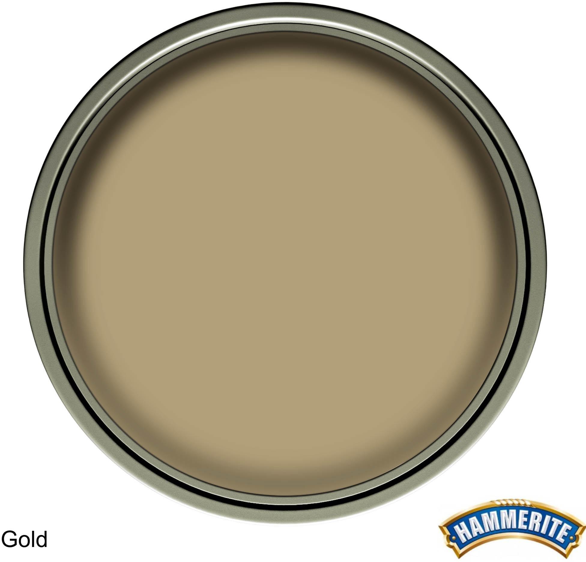 Hammerite Smooth Finish Gold 250ml