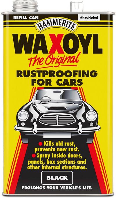 Hammerite Waxoyl Rust Proofing Black 5L Hammerite Waxoyl Rust Proofing Black 5L
