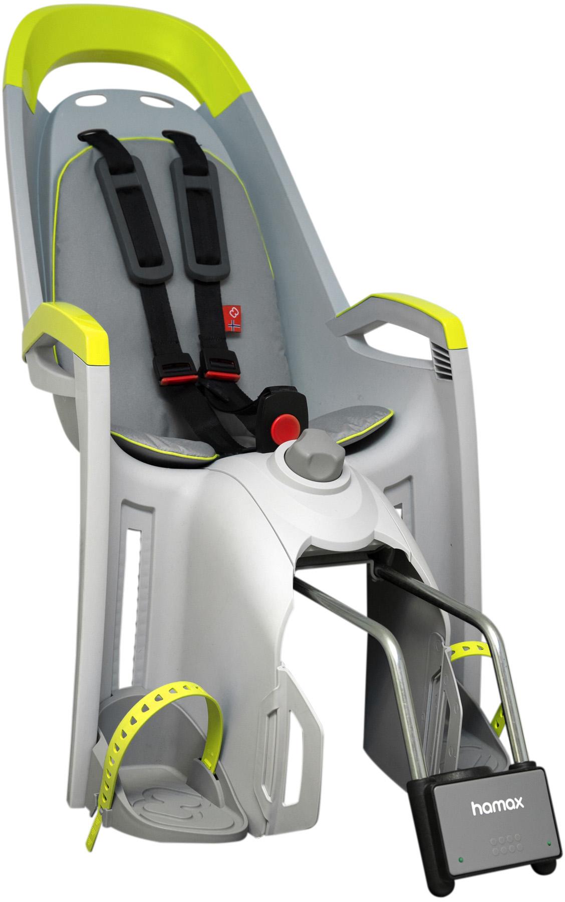 Image of Hamax Amaze Frame Mount Light Grey/Lime