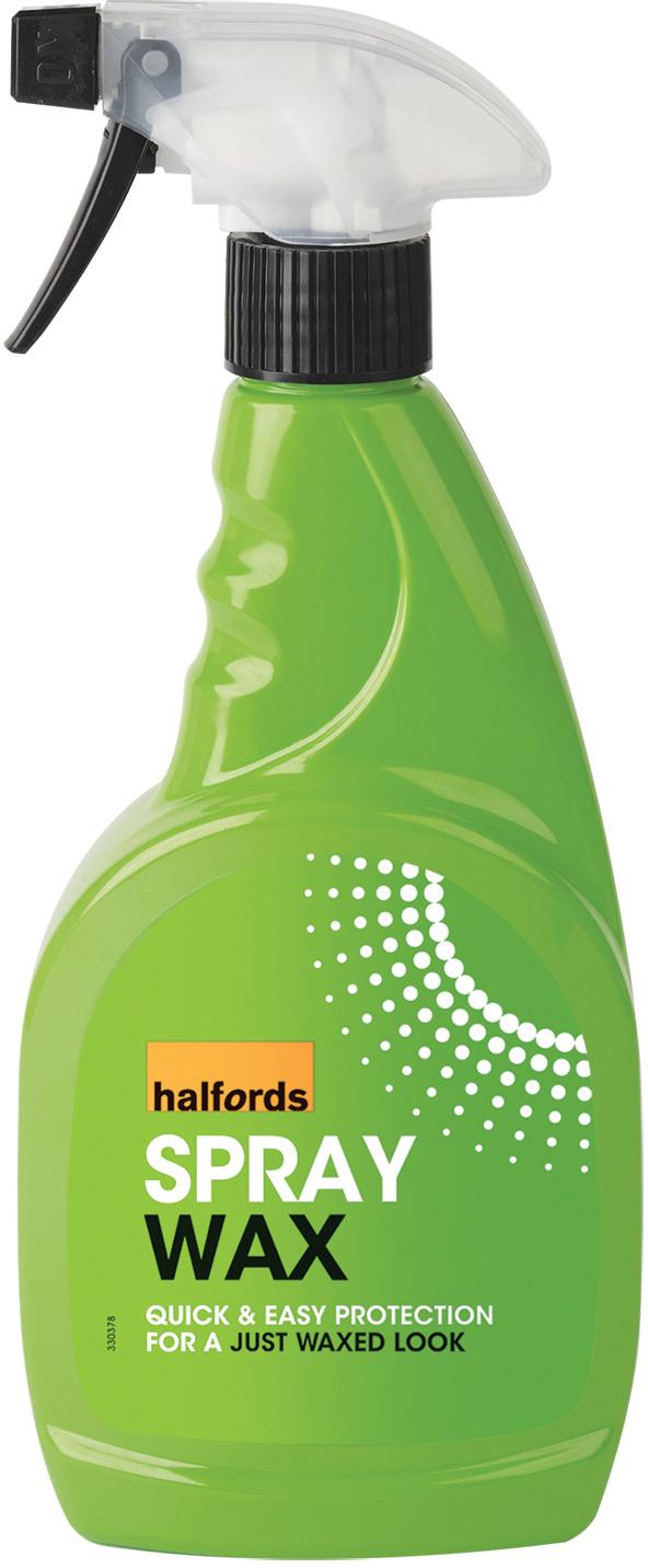 Halfords Spray Wax 500ml