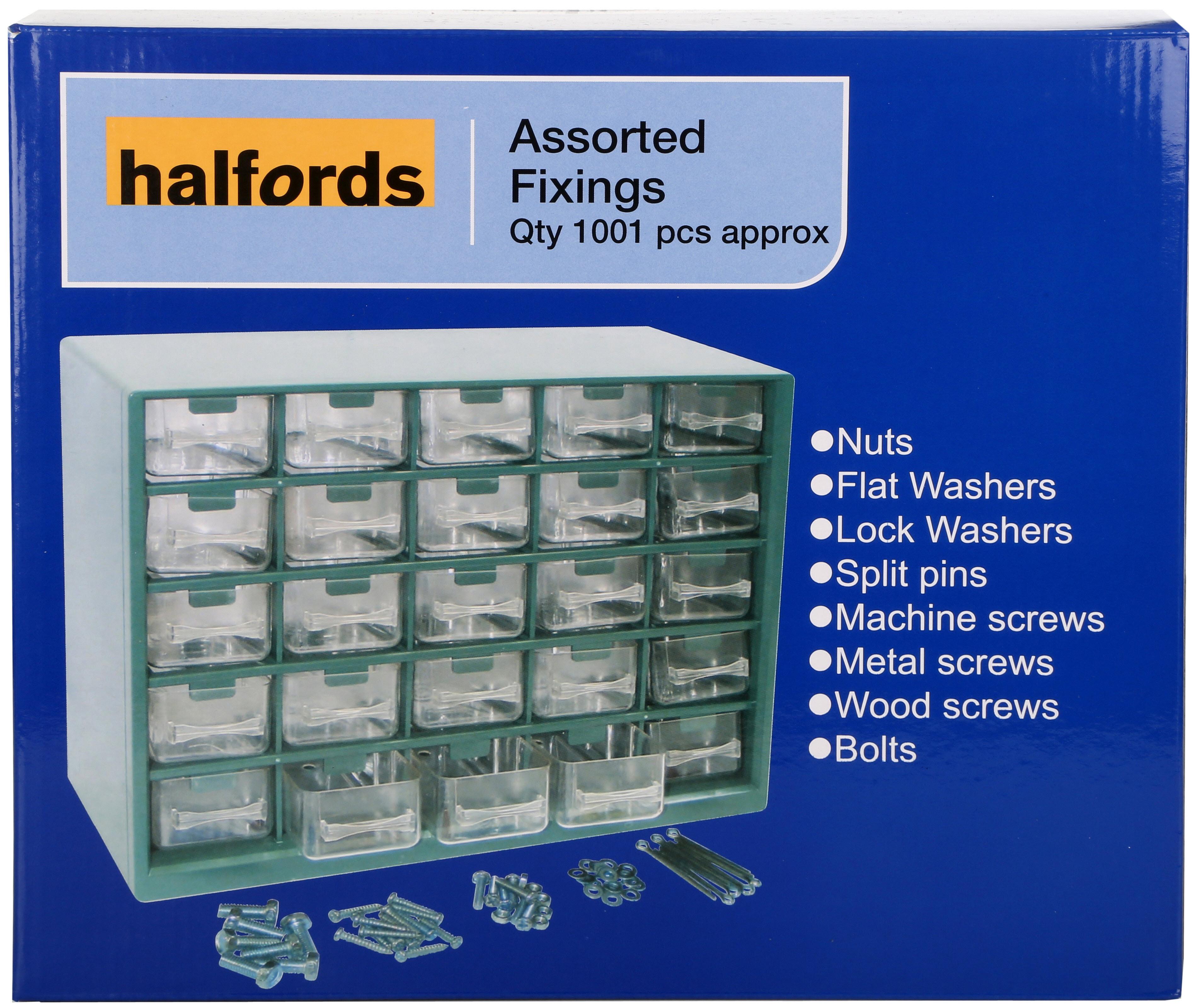 Halfords Assorted Nut and Bolt set (LBOX903)