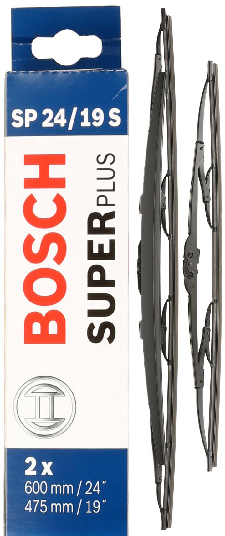 Bosch Sp24/19S Wiper Blades - Front Pair