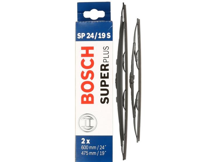 Bosch SP24/19S Wiper Blades - Front Pair
