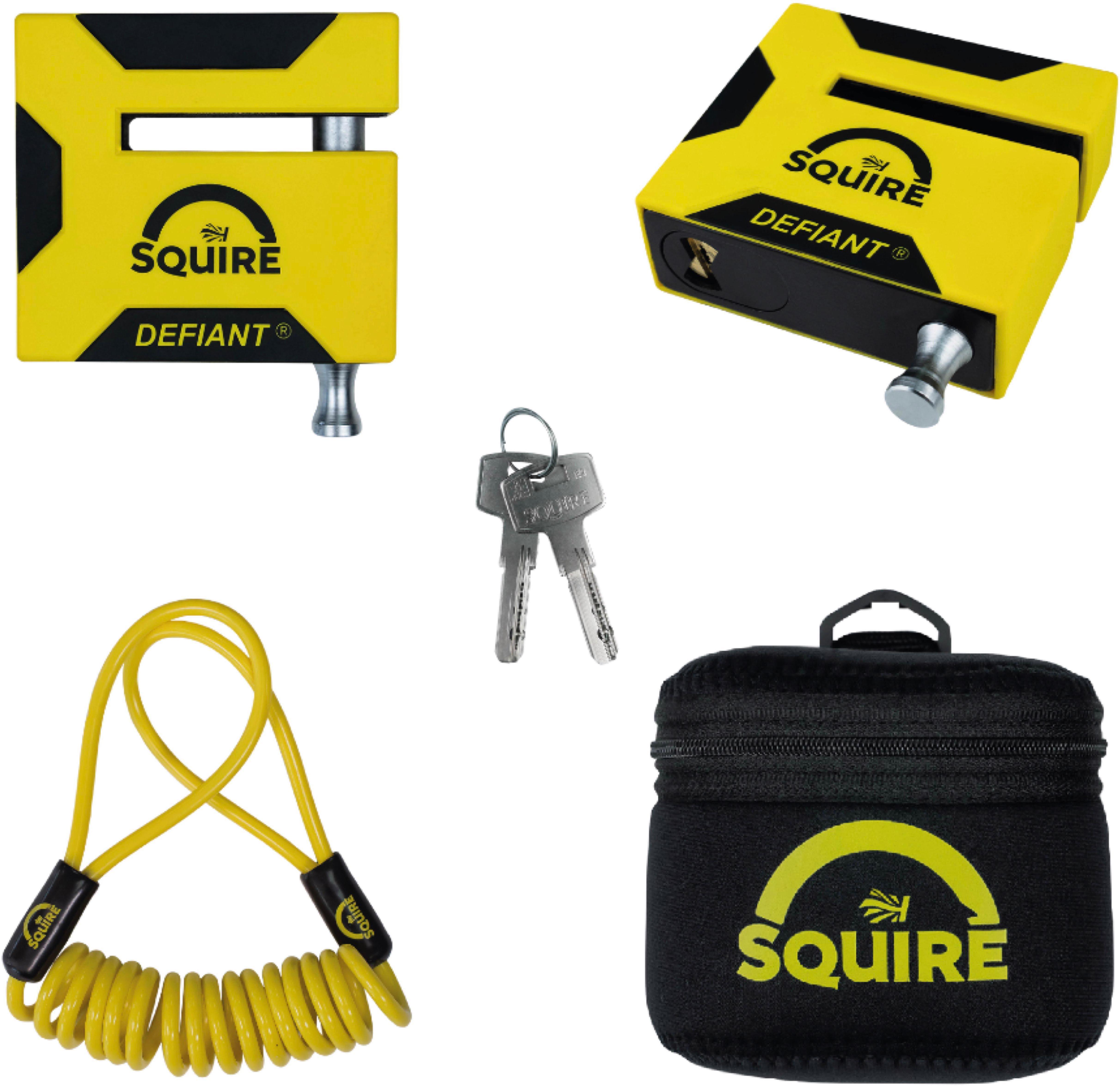 Squire Defiant Motorcycle Diamond Disc Lock