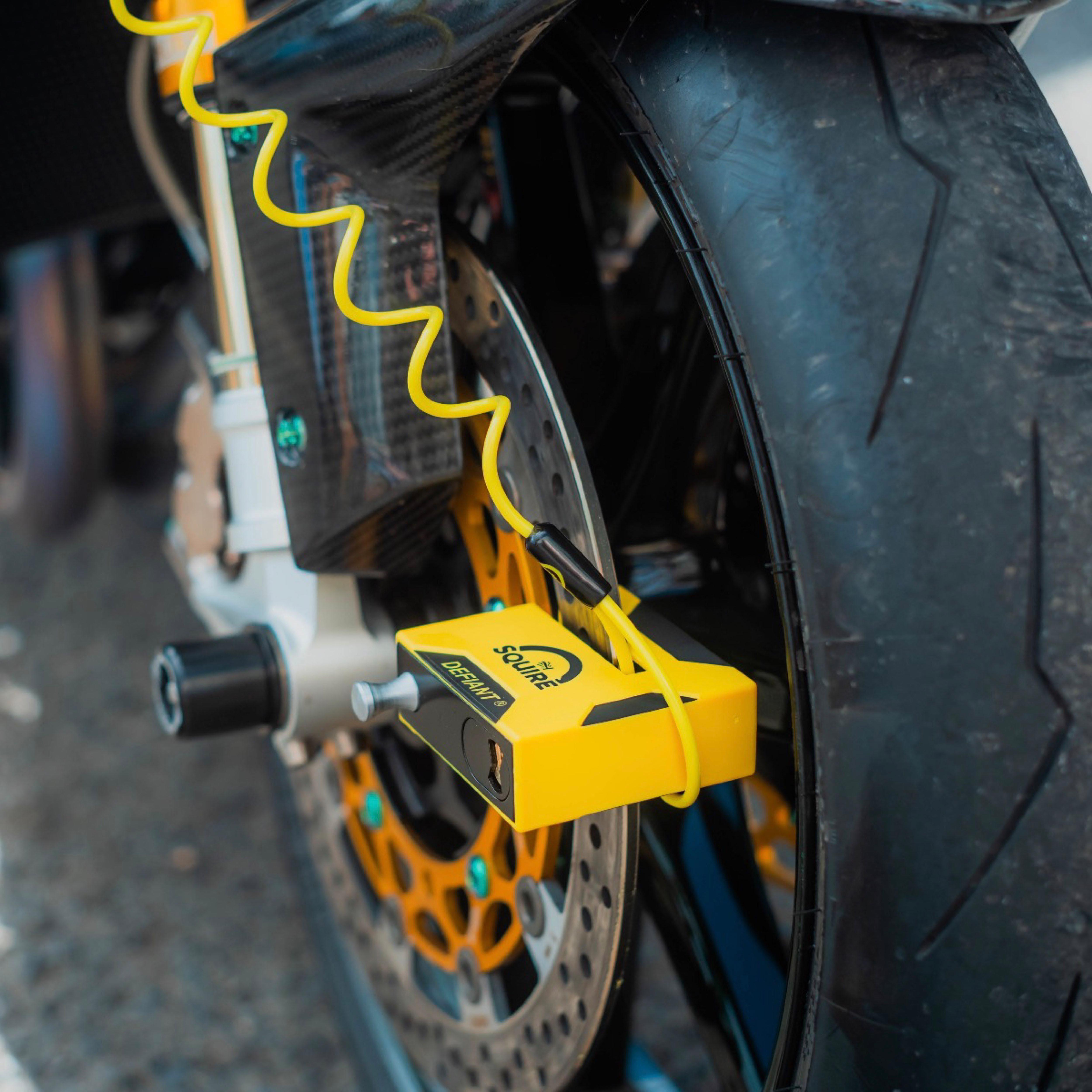 Squire Defiant Motorcycle Diamond Disc Lock