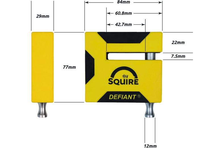Squire Defiant Motorcycle Diamond Disc Lock Squire Defiant Motorcycle Diamond Disc Lock