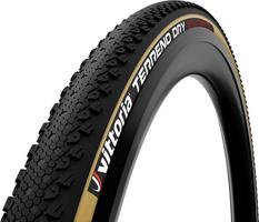 Halfords Vittoria Terreno Dry G2.0 Tlr Tyre, 700X47C, Black/Tan | Extra 8% off for BC Members