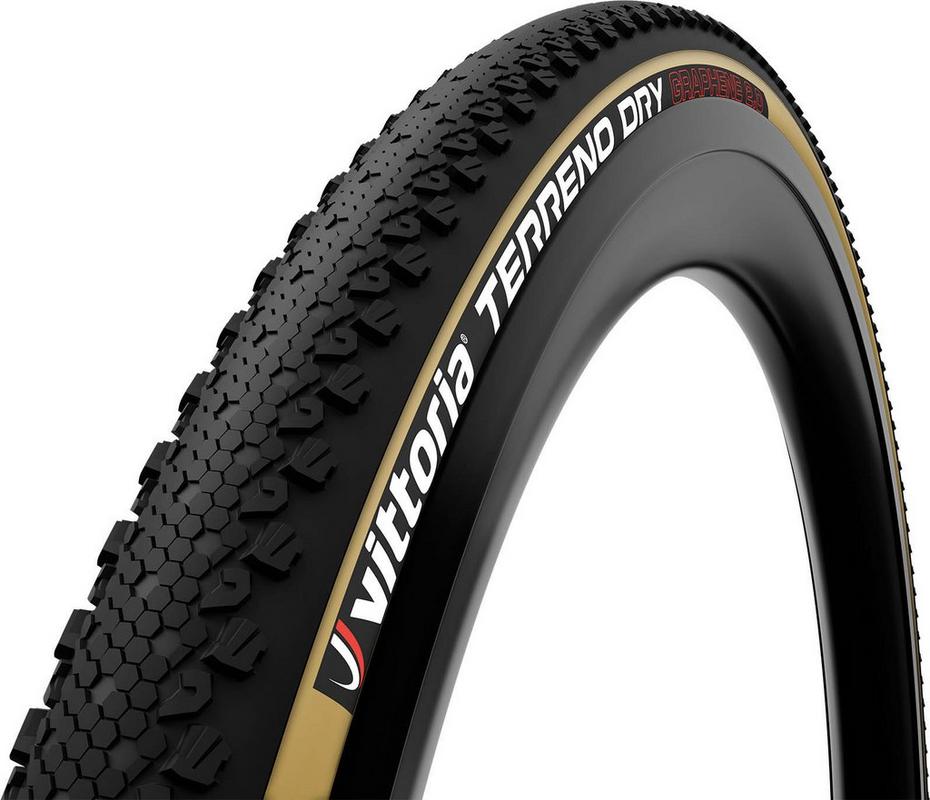 Halfords Vittoria Terreno Dry G2.0 Tlr Tyre, 700X47C, Black/Tan | Extra 8% off for BC Members