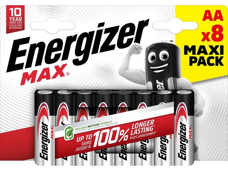 Energizer Max AA Batteries 8 Pack