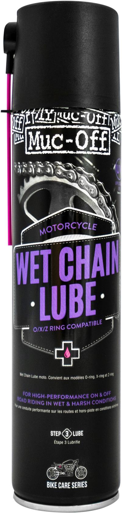 Muc-Off Motorcycle Wet Conditions Lube - 400ml Muc-Off Motorcycle Wet Conditions Lube - 400ml