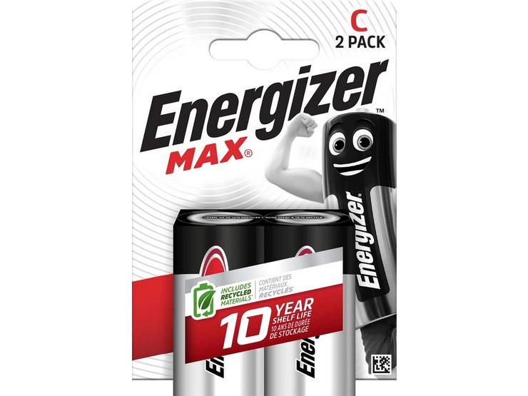 Energizer Max C Batteries 2 Pack