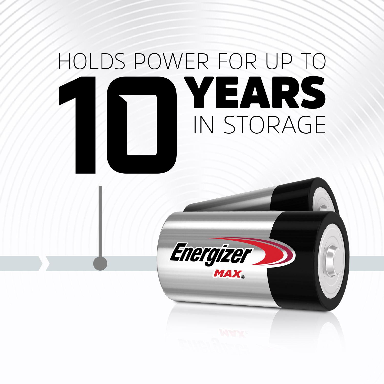 Energizer Max D Batteries 2 Pack