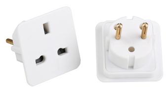 AA European Adaptors Twin Pack