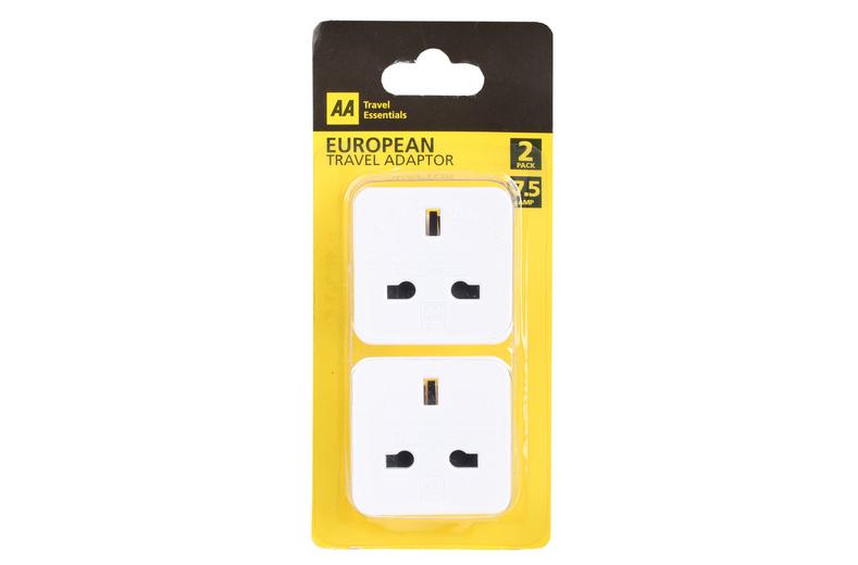 AA European Adaptors Twin Pack AA European Adaptors Twin Pack