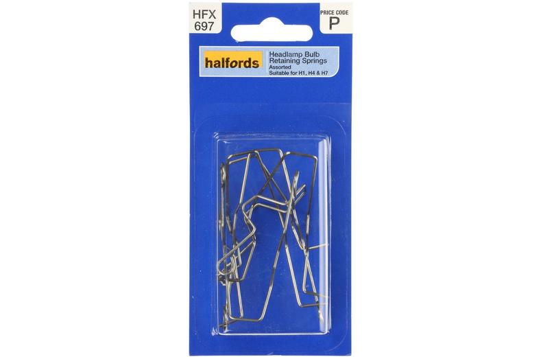 Halfords Assorted Headlamp Retaining Spring (FIXG224) Halfords Assorted Headlamp Retaining Spring (FIXG224)