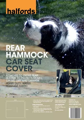 Dog car seat covers halfords discount