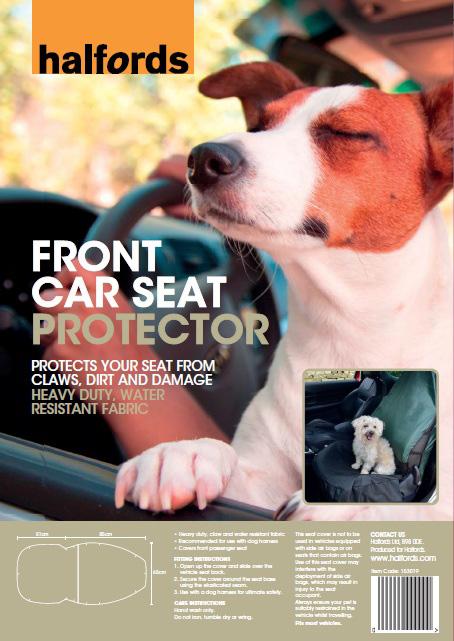 Halfords Front Car Seat Protector