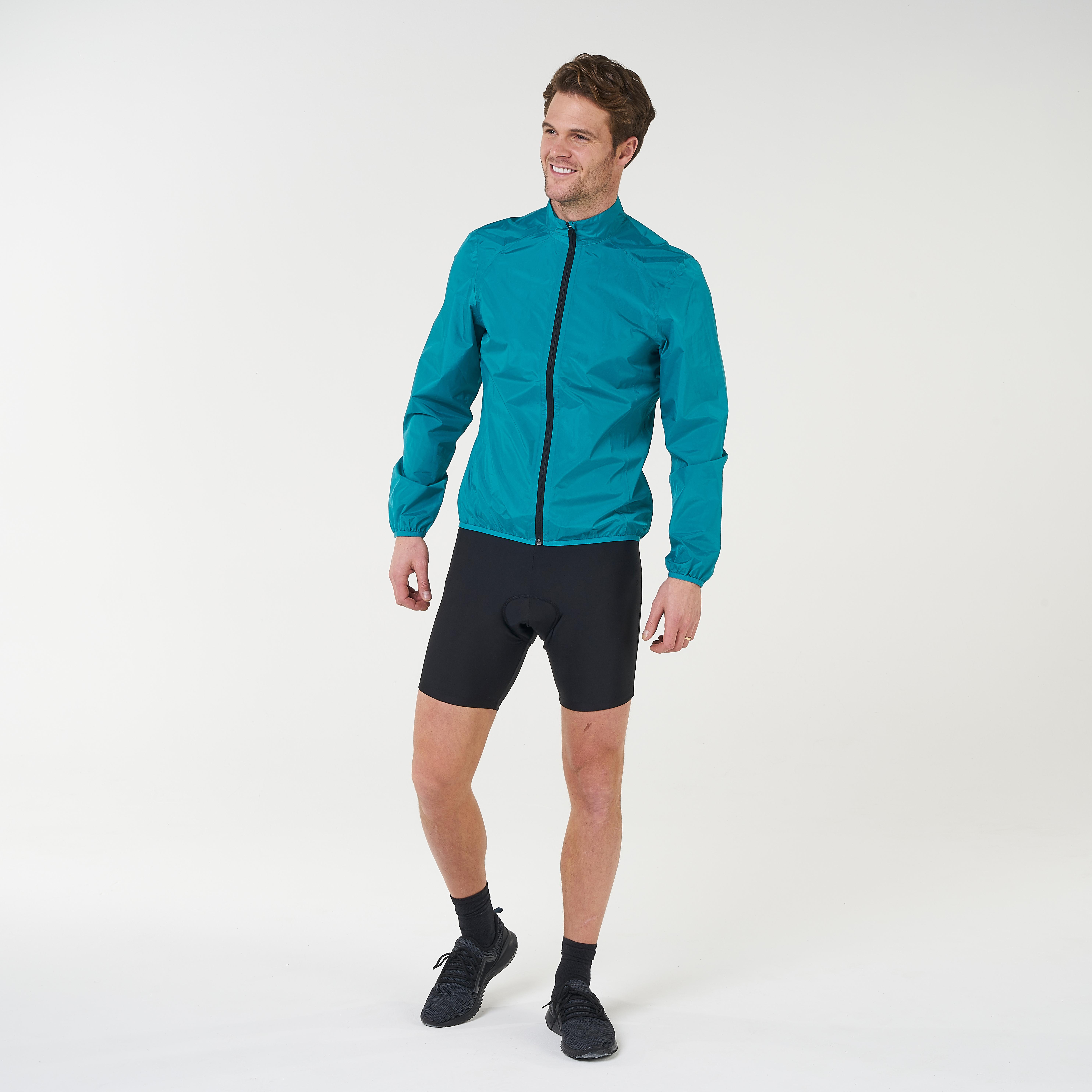 Halfords Essentials Unisex Pac a Mac - Teal