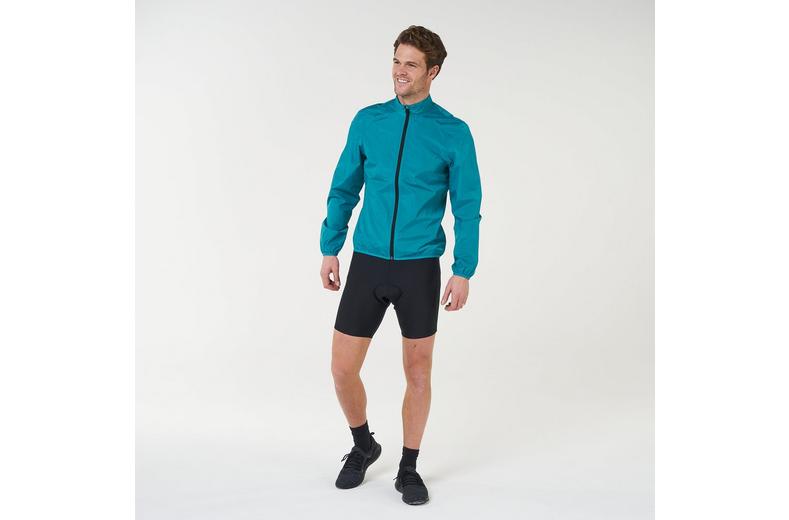 Halfords Essentials Unisex Pac a Mac - Teal Halfords Essentials Unisex Pac a Mac - Teal