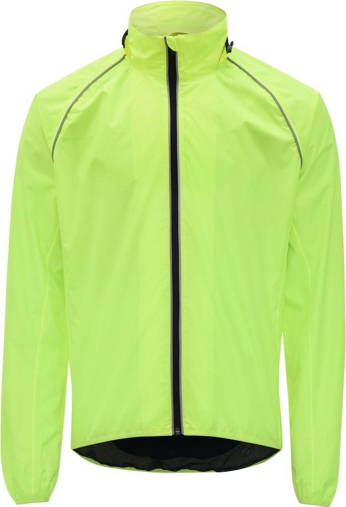 Ridge Unisex Waterproof Jacket Fluorescent Yellow Halfords IE