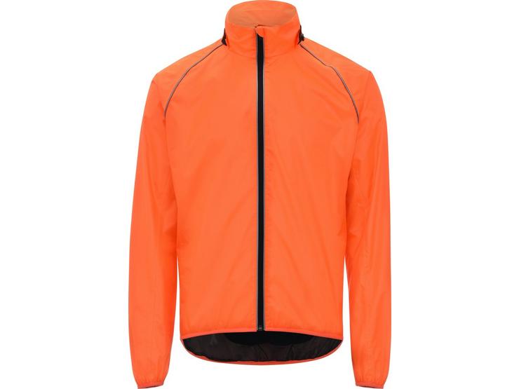 Ridge Unisex Waterproof Jacket - Fluorescent Orange, L