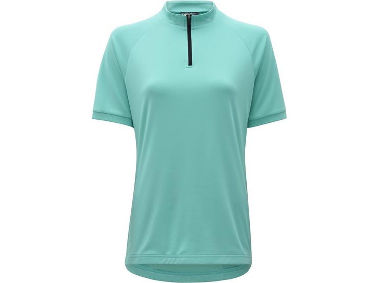 Halfords Ridge Womens Cycling Jersey - Fluro Turquoise 10