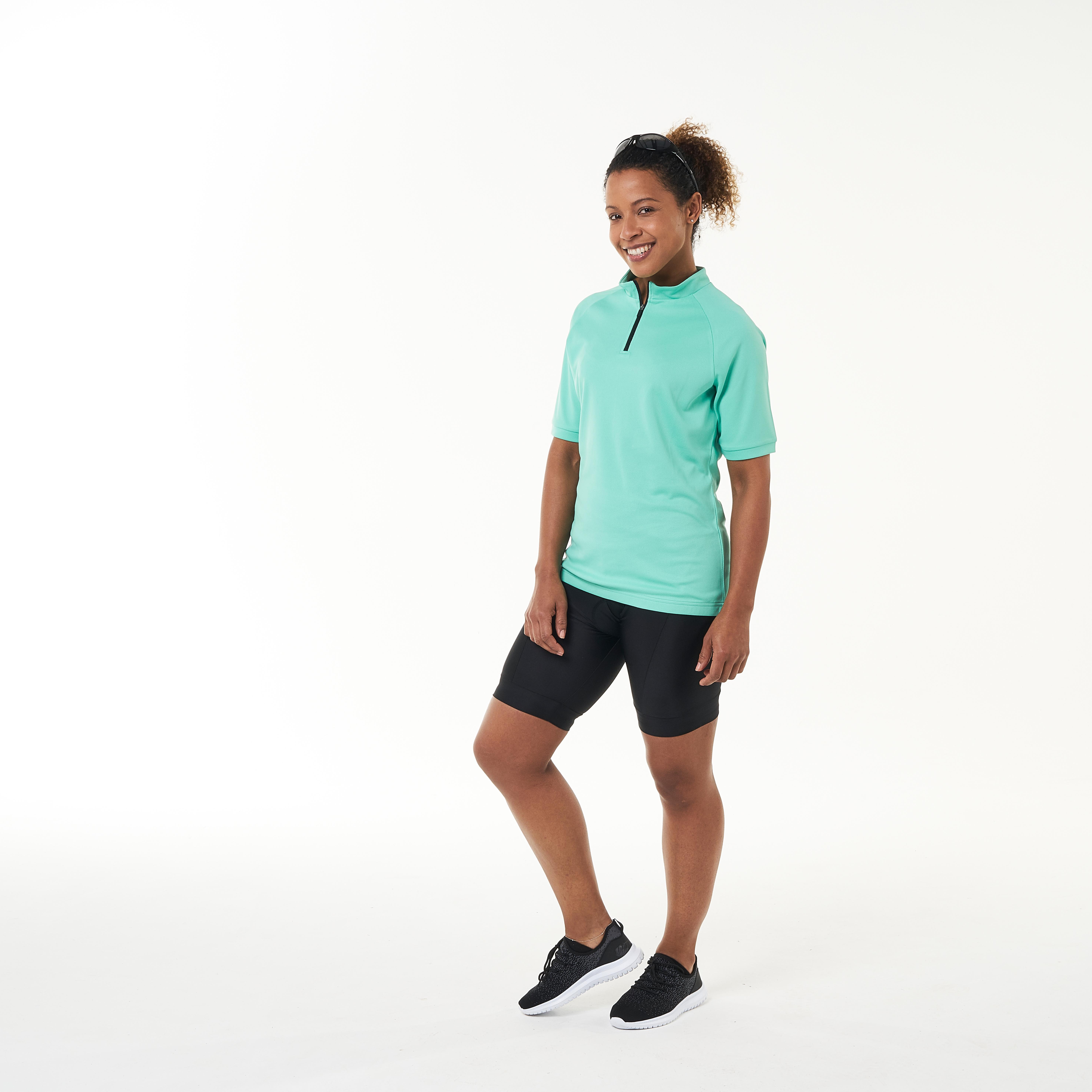 Ridge Womens Cycling Jersey - Fluro Turquoise 14