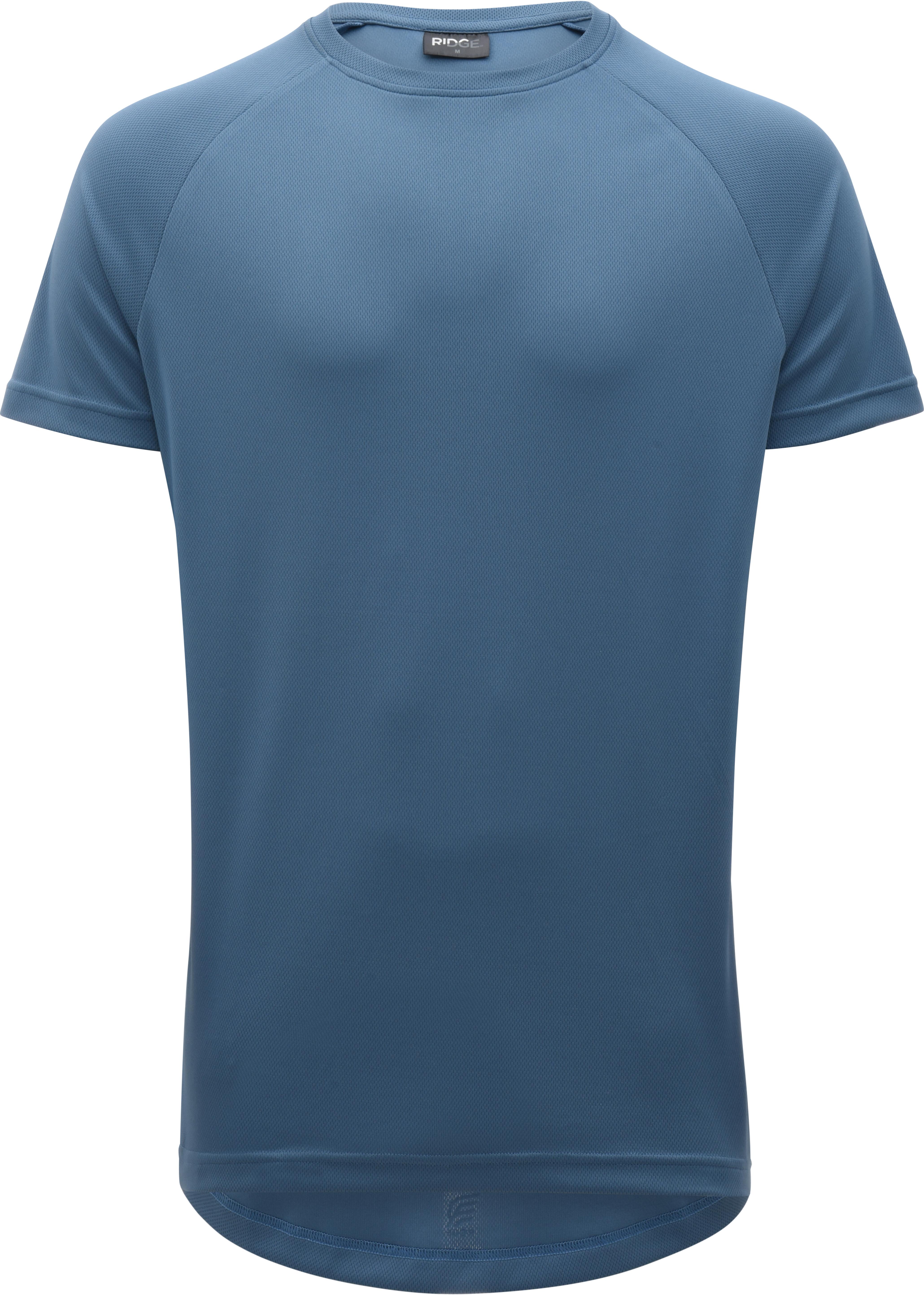 Ridge Mens Cycling T Shirt - Blue Stone Large