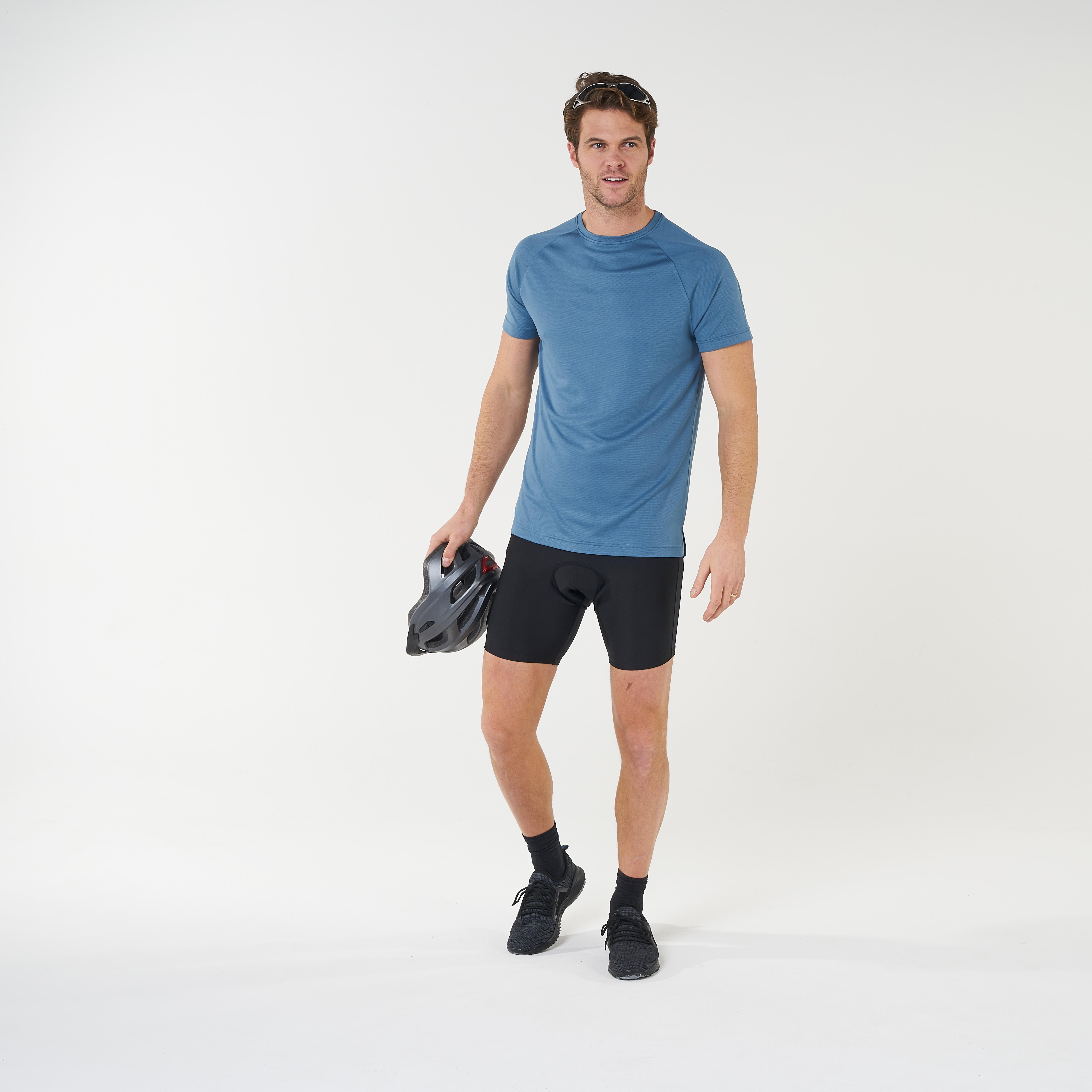 Ridge Mens Cycling T Shirt - Blue Stone