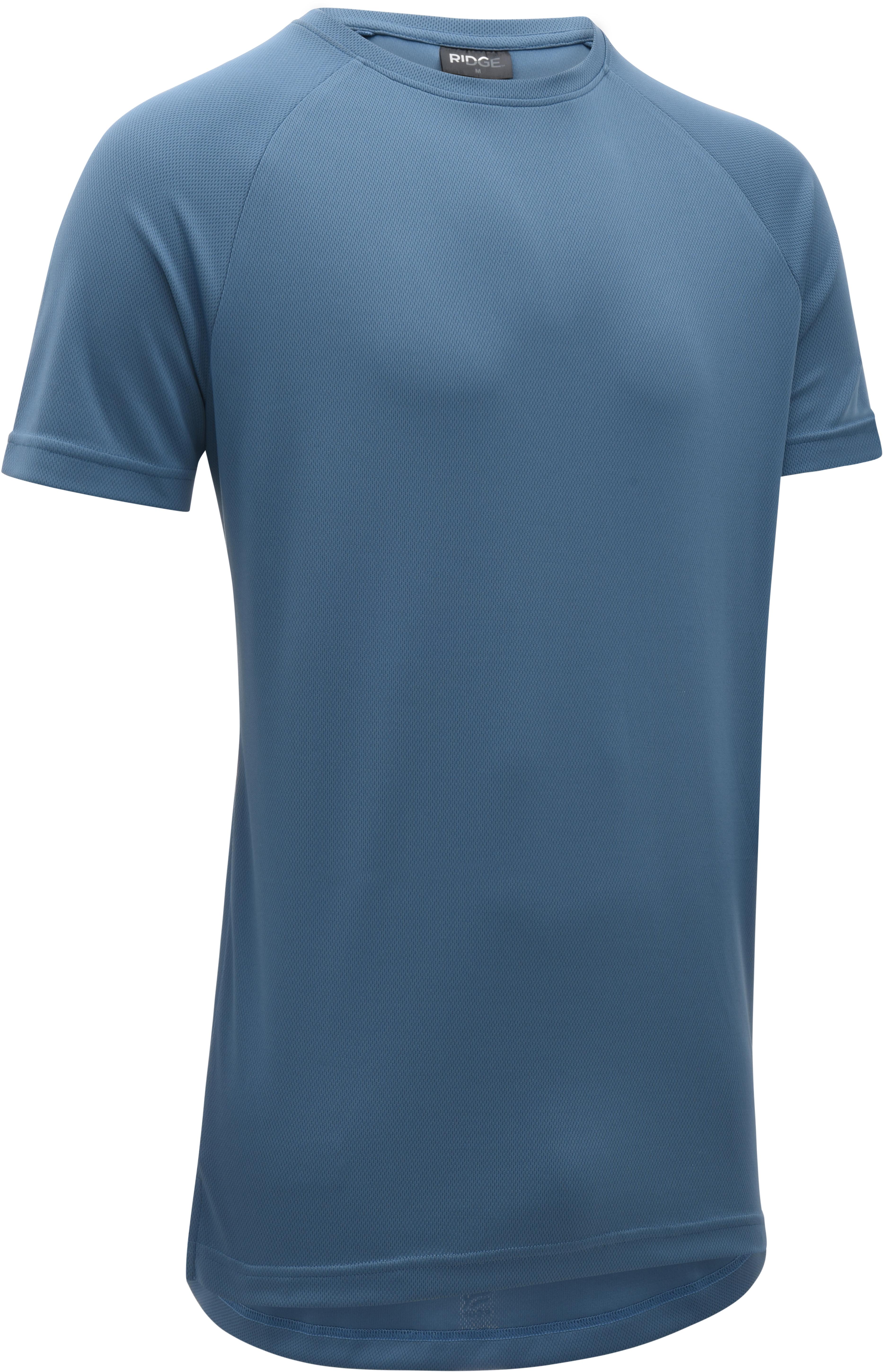 Ridge Mens Cycling T Shirt - Blue Stone