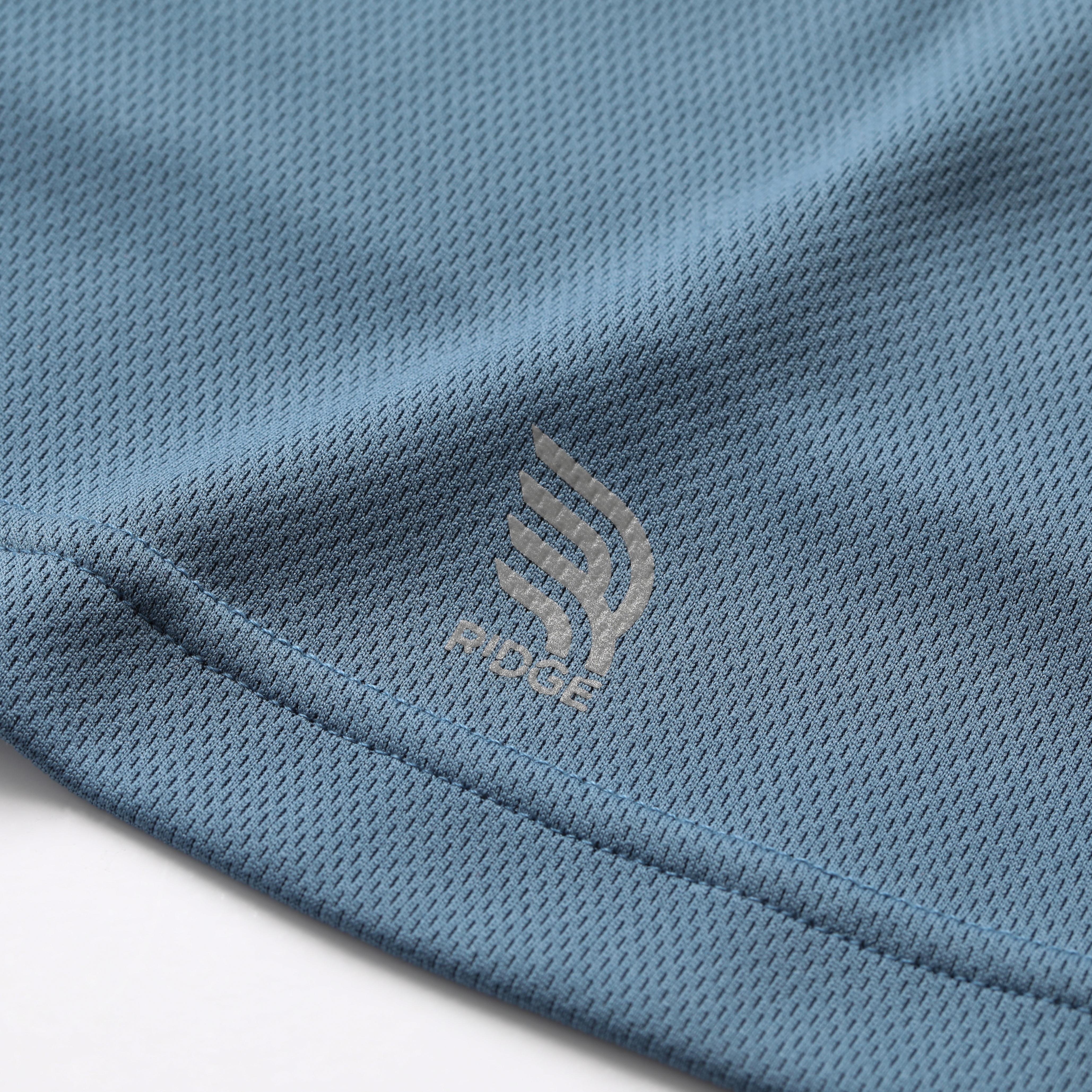 Ridge Mens Cycling T Shirt - Blue Stone