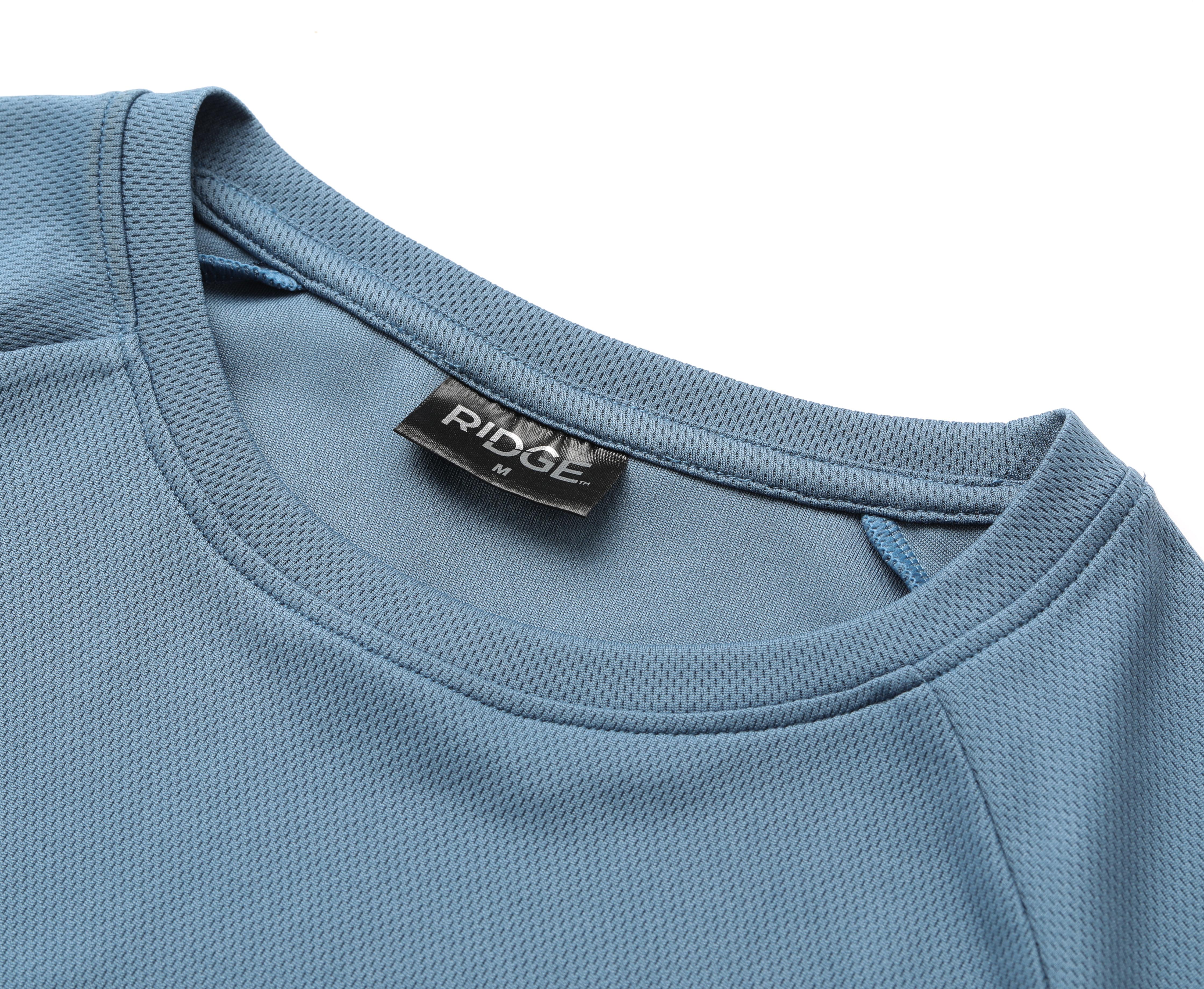 Ridge Mens Cycling T Shirt - Blue Stone