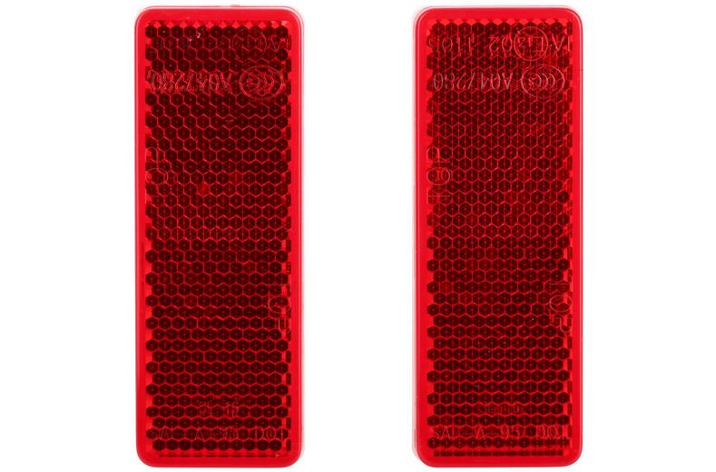 Red Reflectors 85 x 30mm - Pack of 2 Red Reflectors 85 x 30mm - Pack of 2