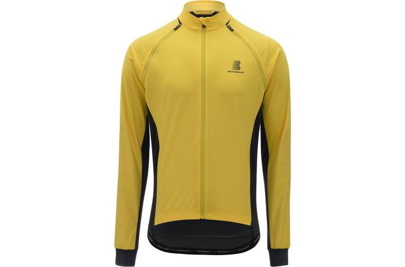 Boardman Mens Windproof Removable Sleeve Jacket - Yellow Boardman Mens Windproof Removable Sleeve Jacket - Yellow