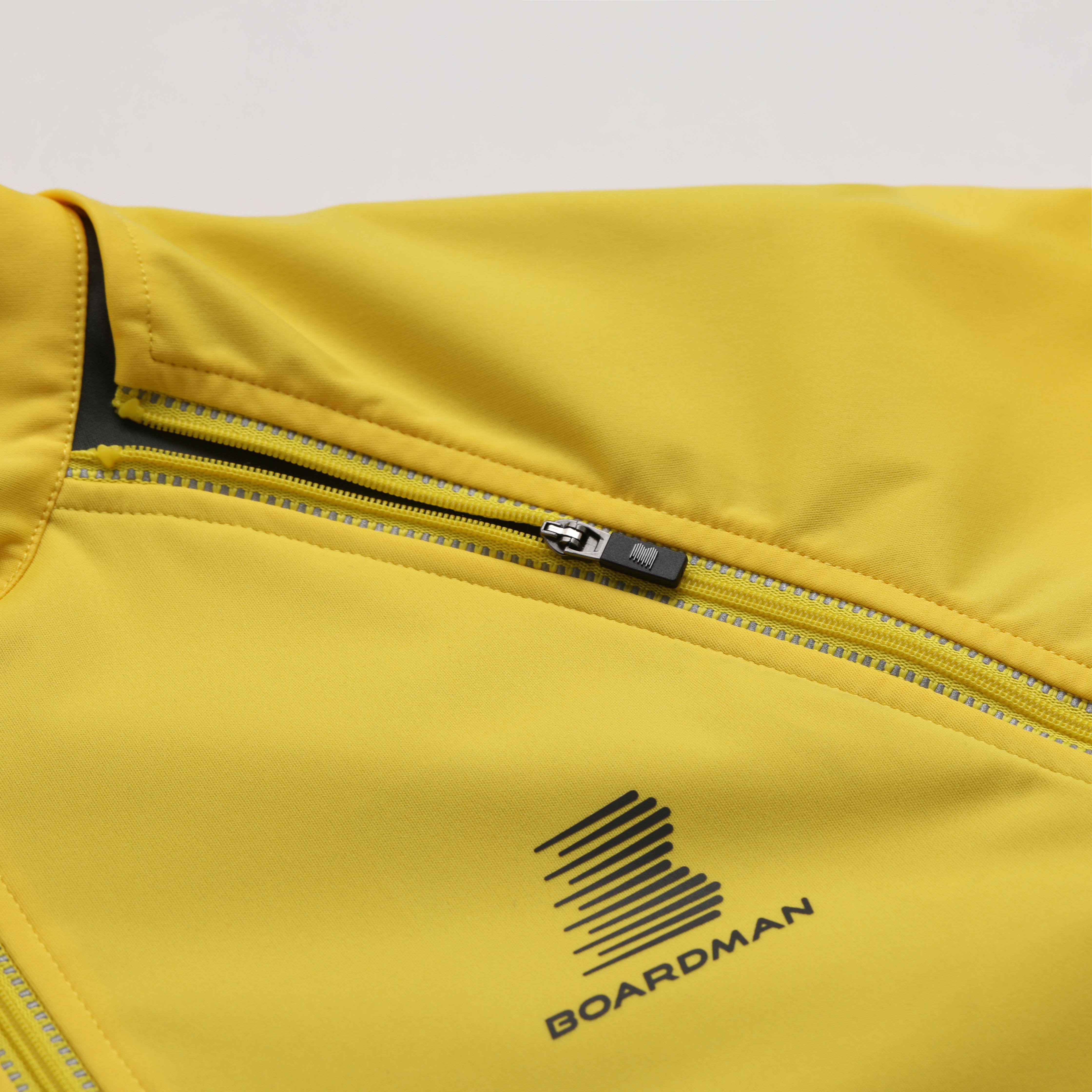 Boardman Mens Windproof Removable Sleeve Jacket - Yellow
